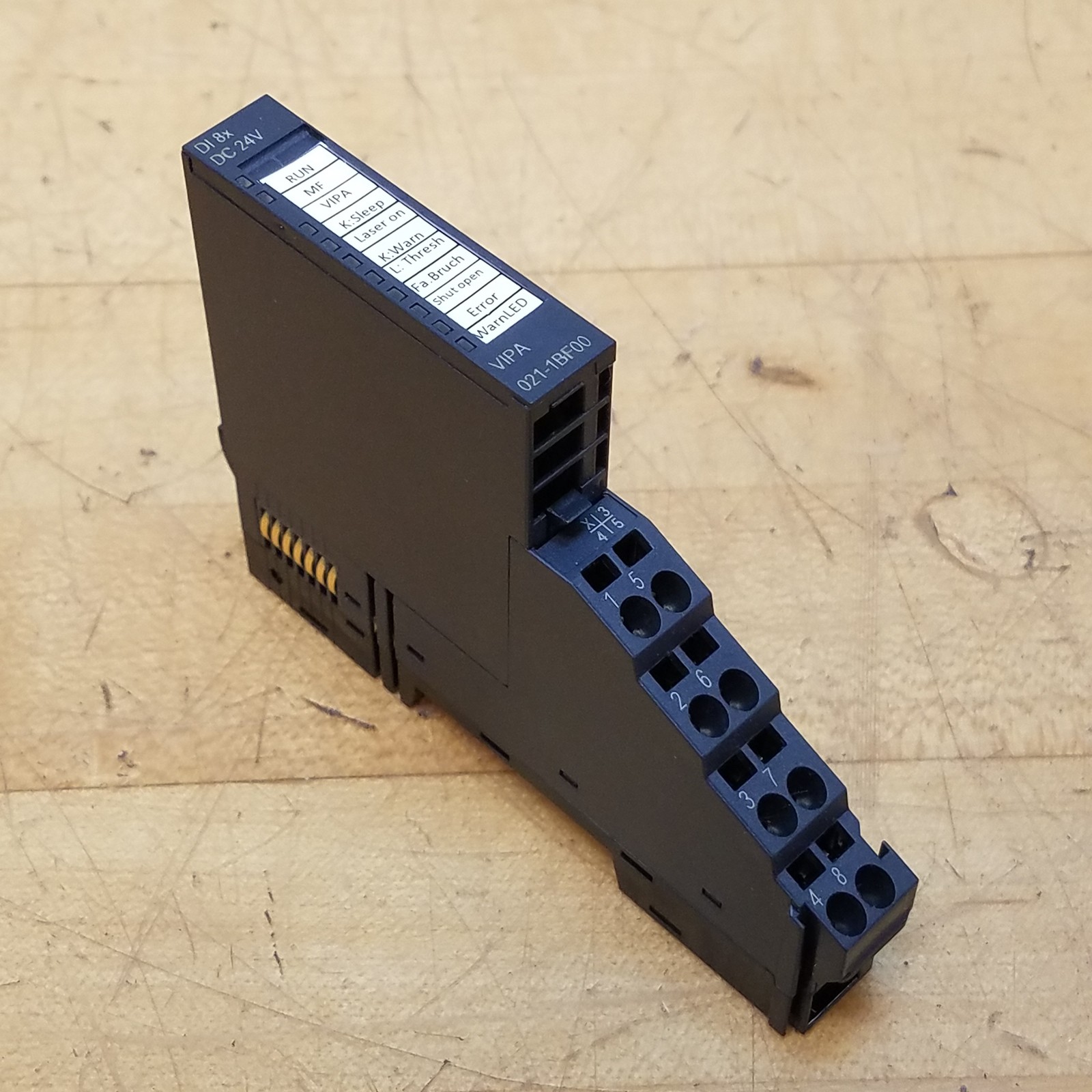 VIPA 021-1BF00 Digital Input Module, 8 Digital Inputs, 24VDC – USED