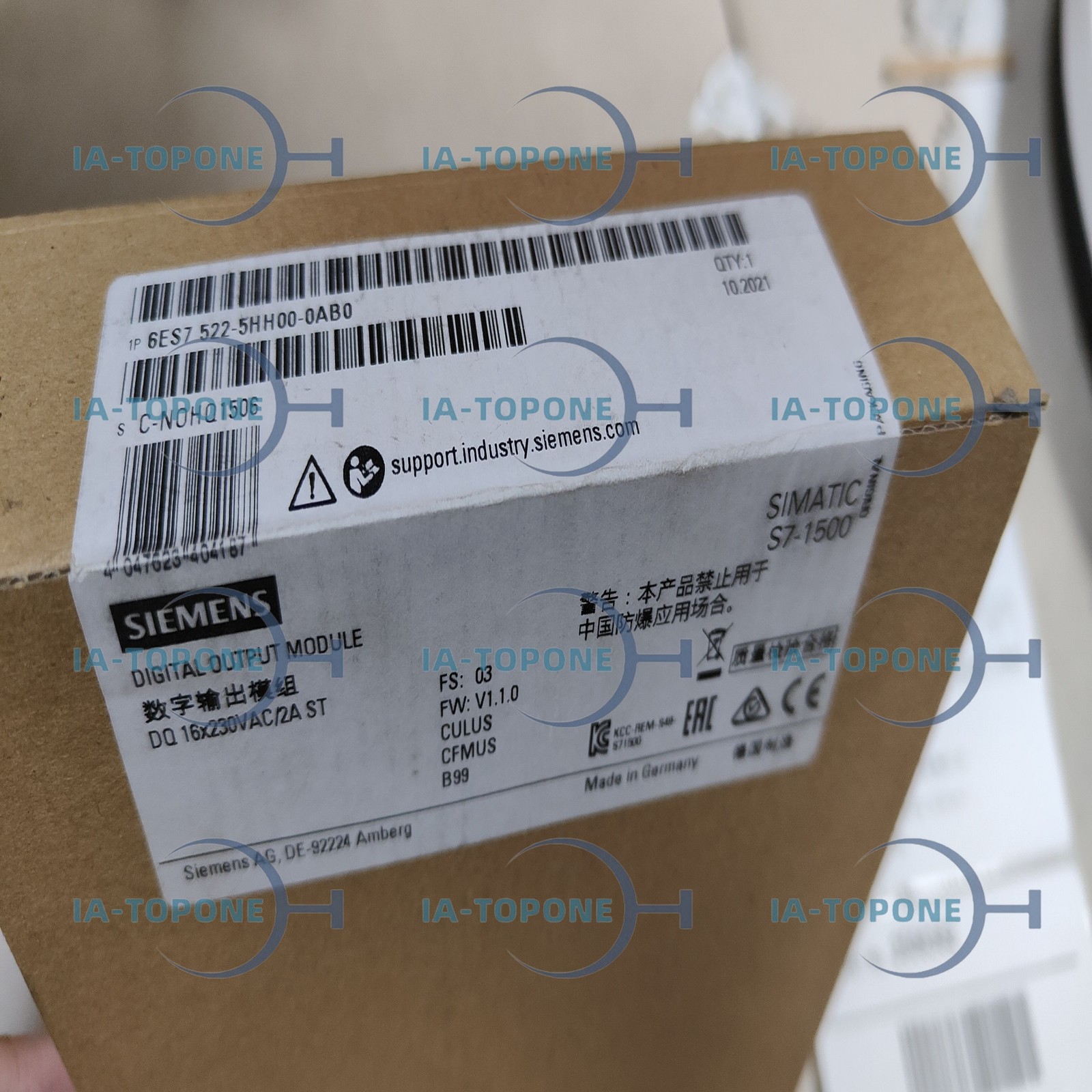 US Stock 1PC NEW Siemens 6ES7522-5HH00-0AB0 Expedited Ship Available