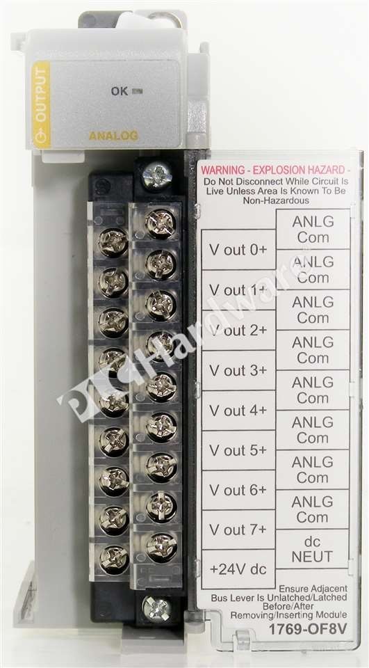 Allen Bradley 1769-OF8V /A CompactLogix 8-Channel Analog Voltage Output Module