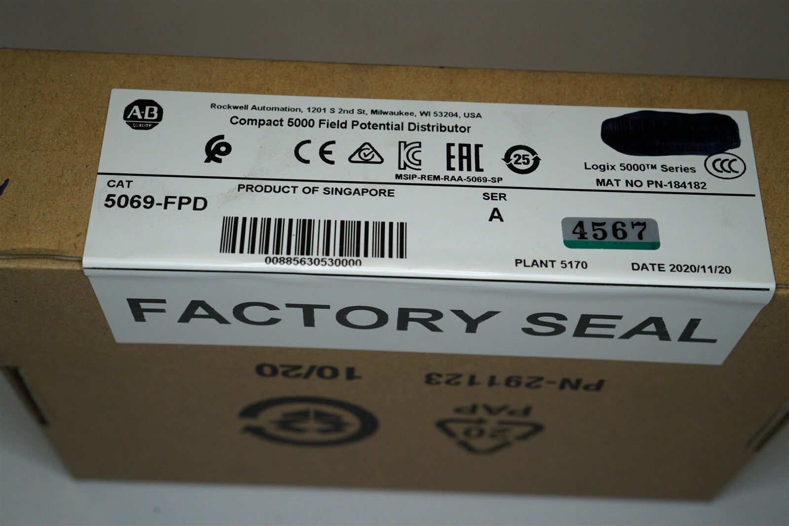 Allen Bradley 5069-FPD NEW *FACTORY SEALED* Field Potential Distributor Module