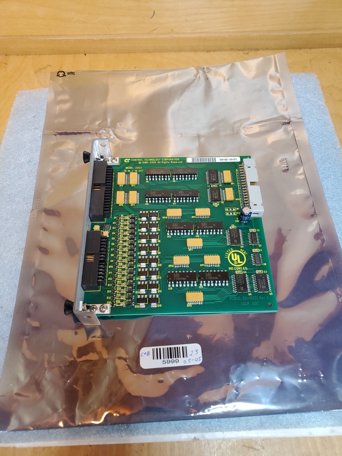 CONTROL TECHNOLOGY CT MODEL 2203 16 PT IN / 16 PT OUT 50-15031 D SHIPS TODAY