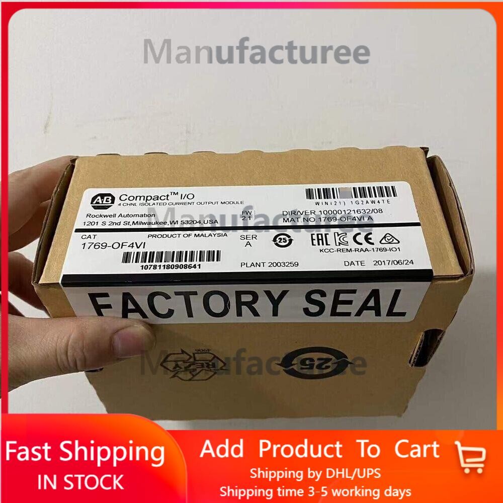 1769-OF4VI AB CompactLogix 4 Pt A/O VoltageModule Fast Shipping 1769OF4VI GQ