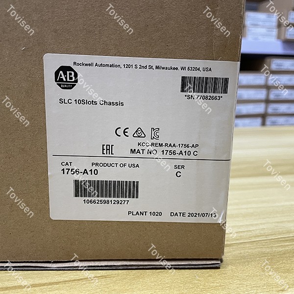 Allen-Bradley 1756-A10 Industrial DIN Rail Panel Mount Chassis Free Shipping