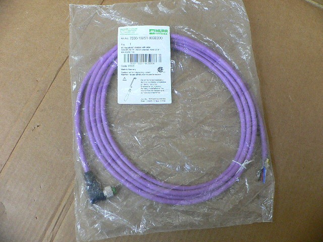 Murr Elektronik 7000-13251-8030300 M12 Female 90° With Cable