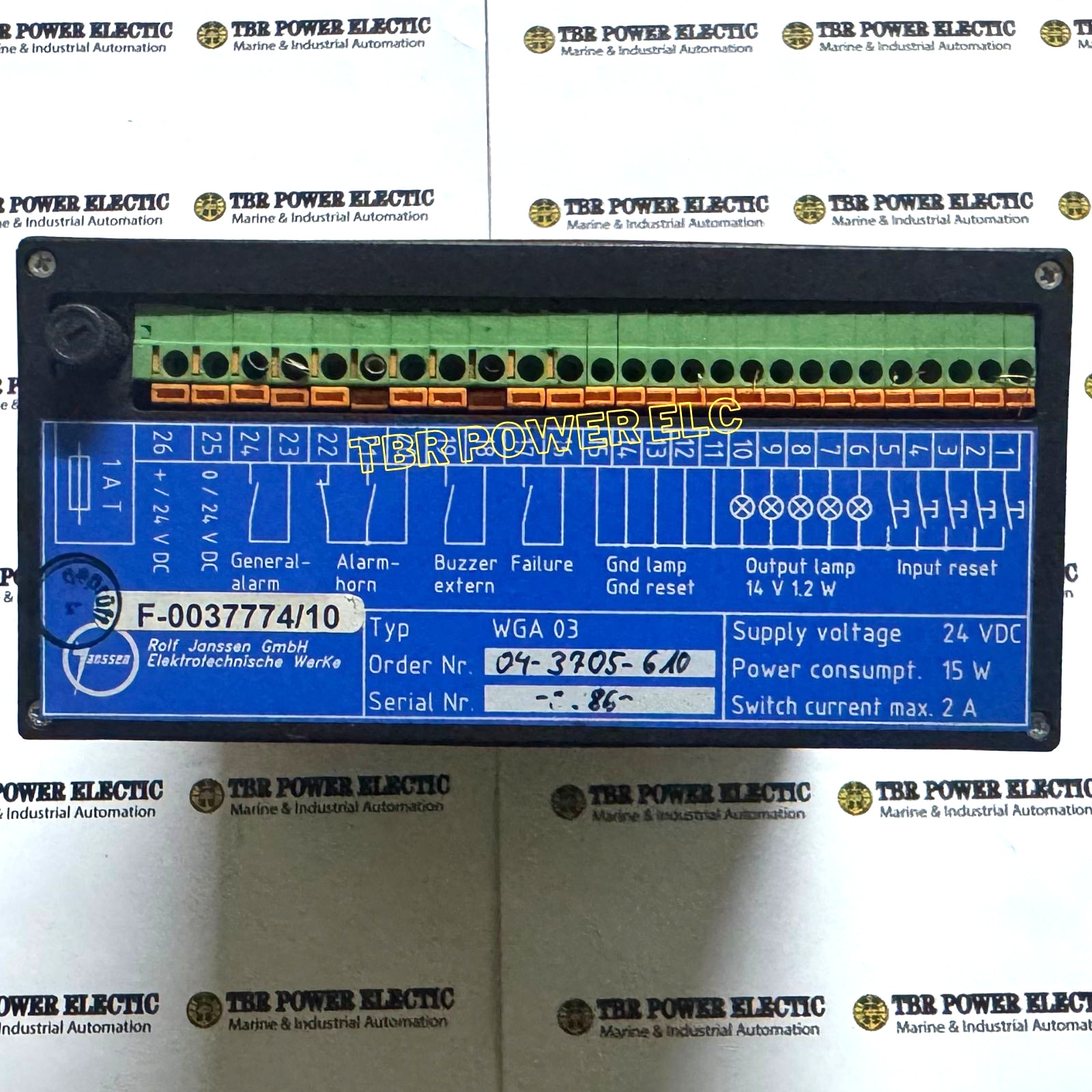 Rolf Janssen WGA 03 Controller Module 24VDC Industrial Automation Unit – Used