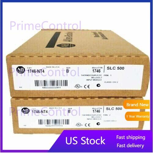 New Factory Sealed AB 1746-NT4 SLC 500 PLC Input Module 1746NT4 US Free Tax