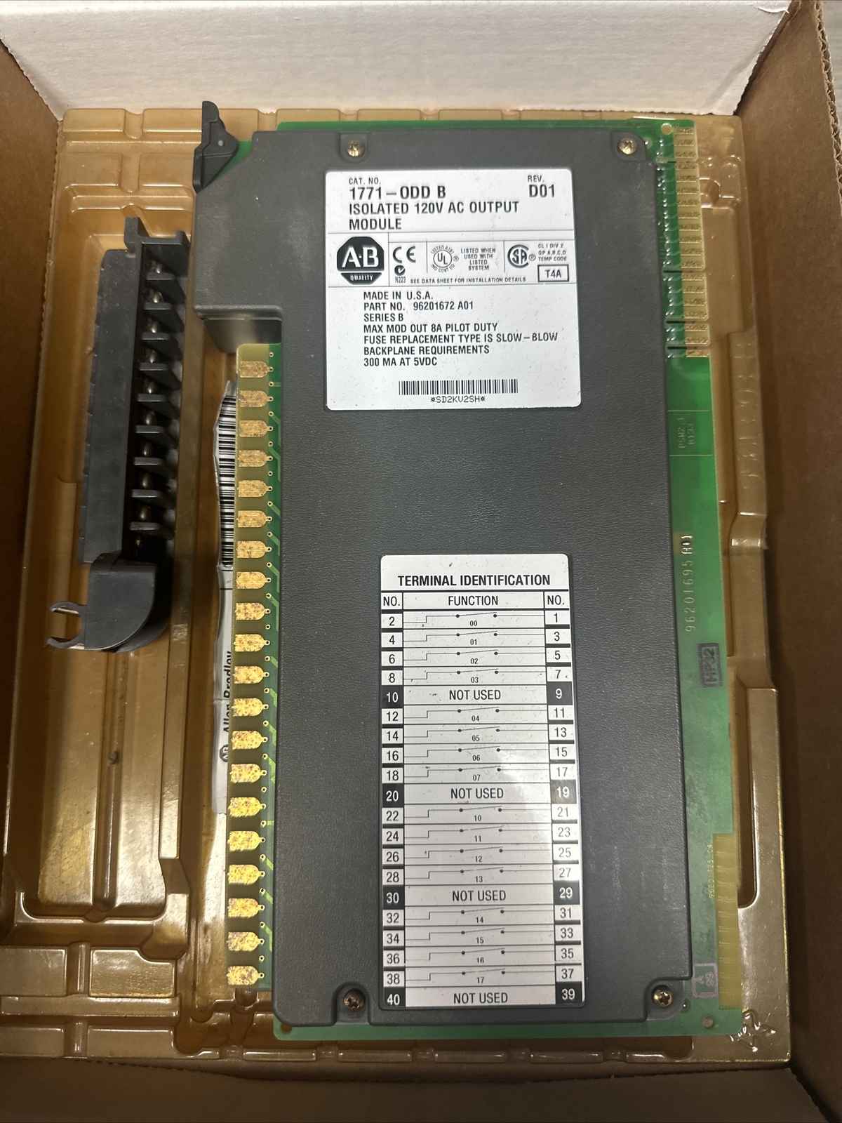 Allen Bradley 1771-ODD Ser B 16 Point Digital Output Module