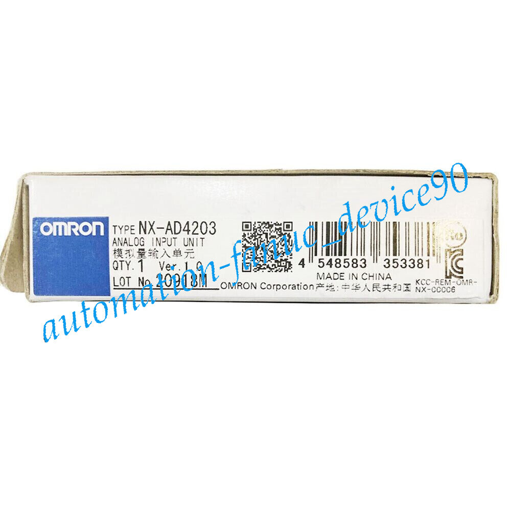 NEW Omron NX-AD4203 Analog Input Unit NXAD4203 Fast shipping(DHL or Fedex)