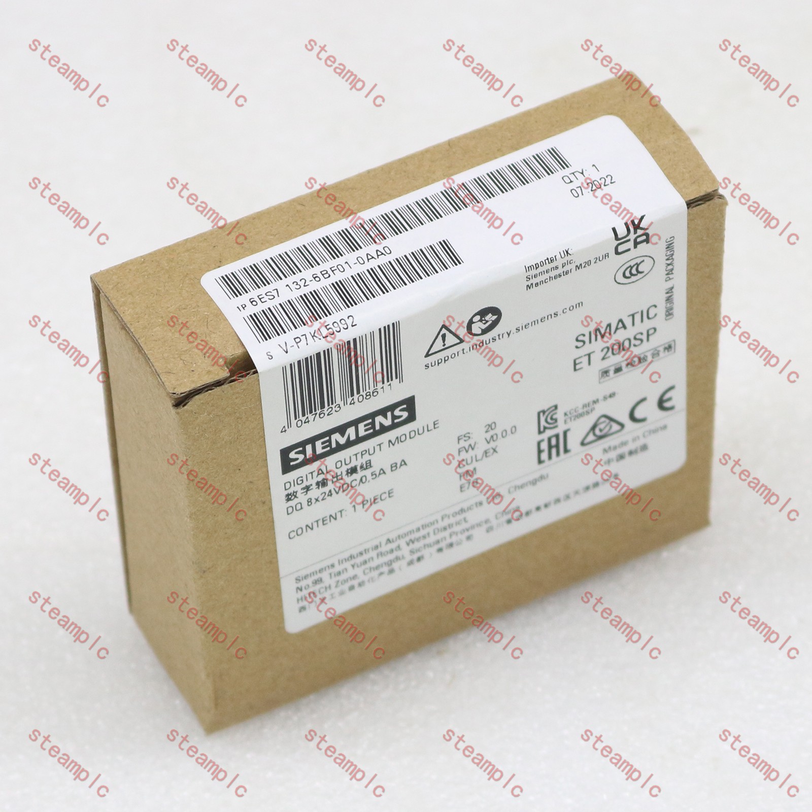 1PC NEW SIEMENS 6ES7 132-6BF01-0AA0 ET 200SP Digital output module ship DHL