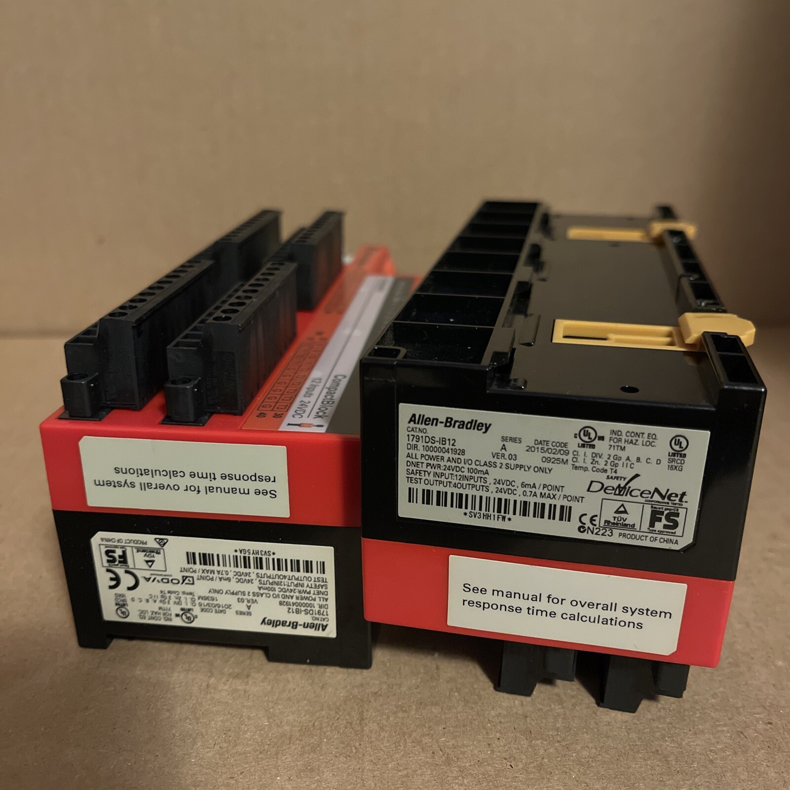 Allen-Bradley CompactBlock 12-Input 24VDC Safety I/O Module 1791DS-IB12 SER. A