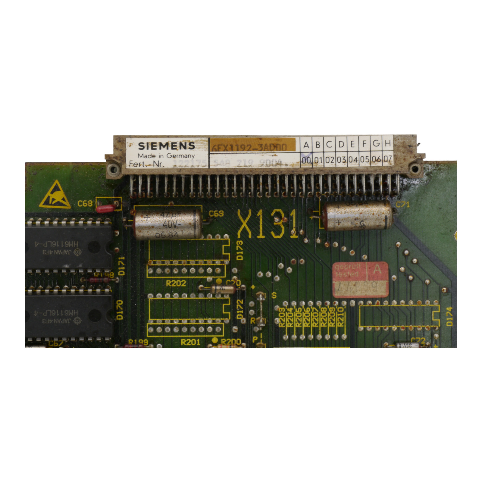 SIEMENS 6FX1192-3AD00 SINUMERIK 8 MS122-D