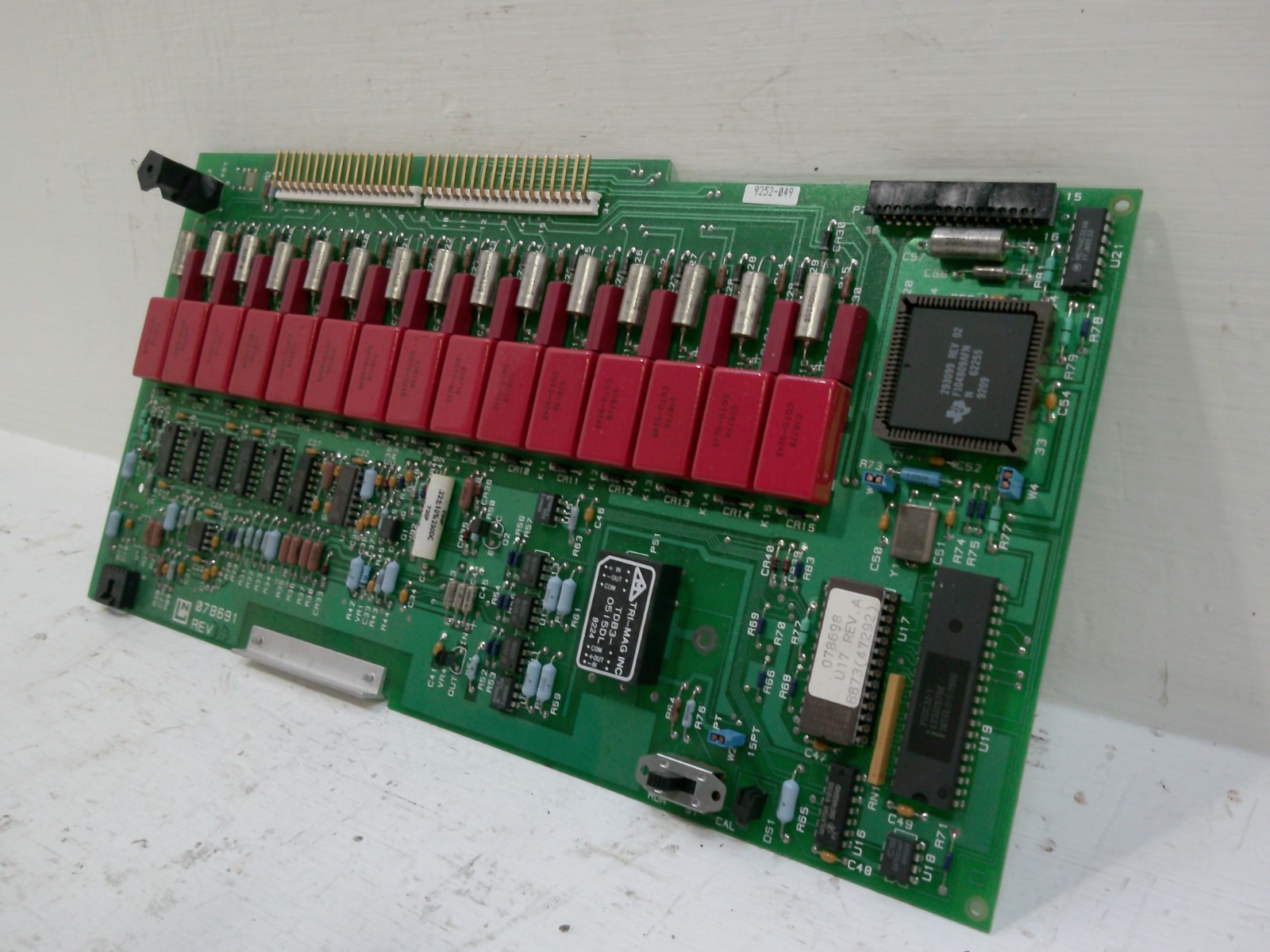Leeds & Northrup 078691 Rev D Circuit Board PCB PC Card
