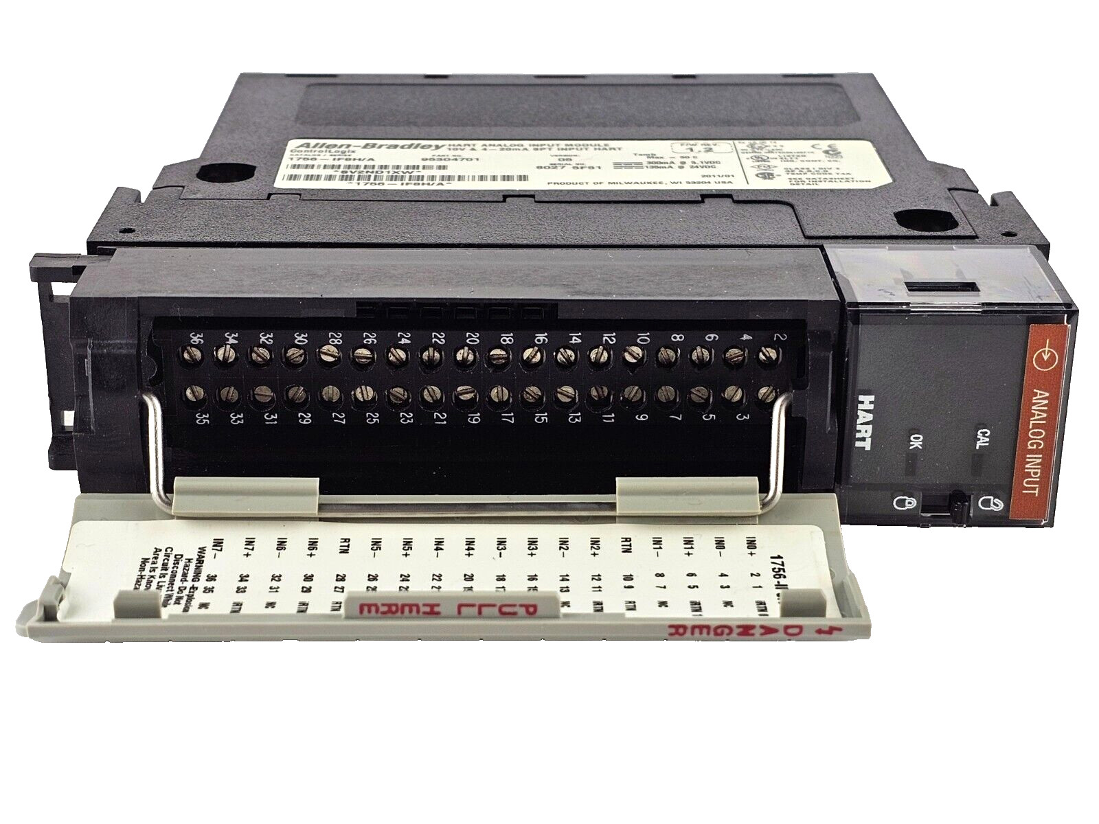 Allen Bradley 1756-IF8H /A ControlLogix HART Analog Input Module VER 05 1756IF8H