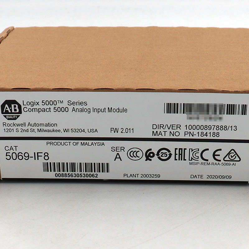 Factory Sealed Allen Bradley 5069-IF8/A Compact 5000 Analog Input Module