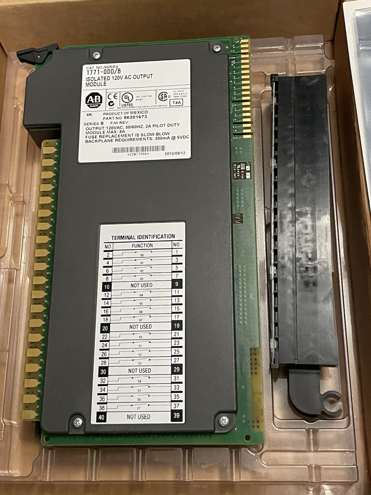 Genuine Open Allen Bradley 1771-ODD Series B PLC-5 Analog Output Module 1771-0DD