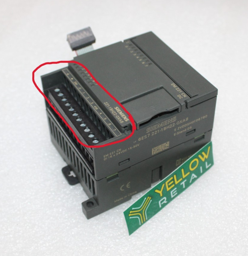 SIEMENS 6ES7221-1BH22-0XA8 DIGITAL INPUT MODULE