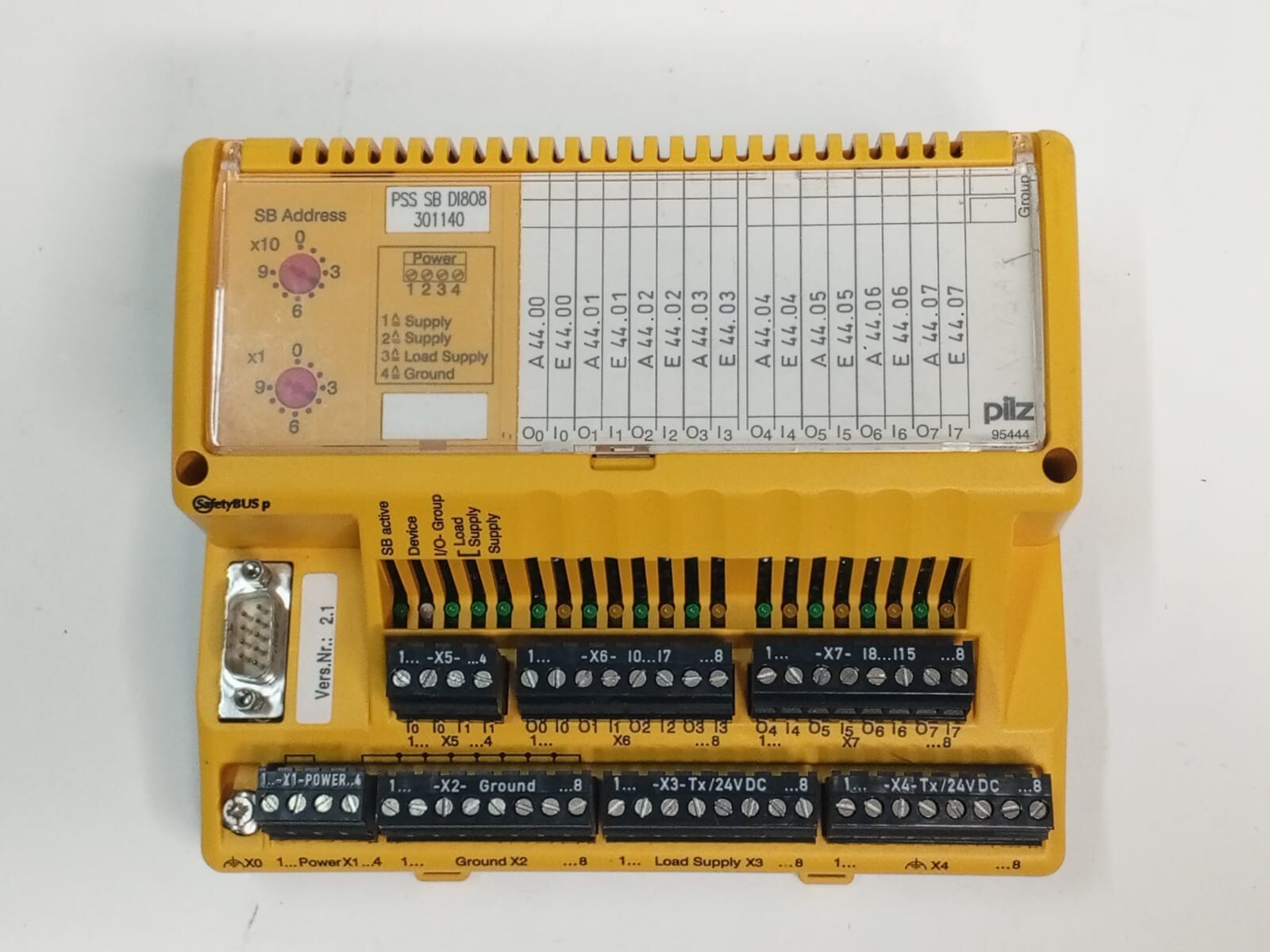 PILZ PSS SB DI8O8 Digital Input Module 301140 Ver. 2.1