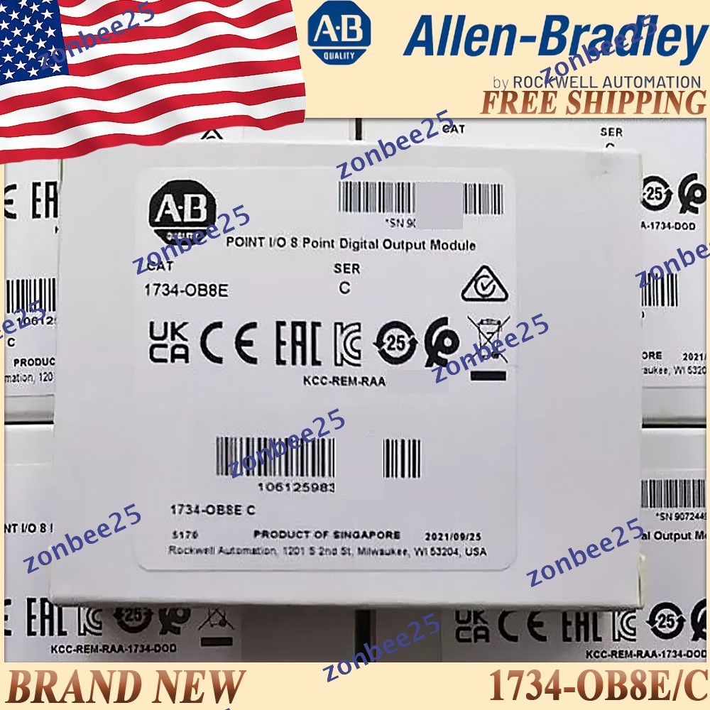 New Sealed AB 1734-OB8E/C Point I/O 8-Channel Output Module US 1734-OB8E serC