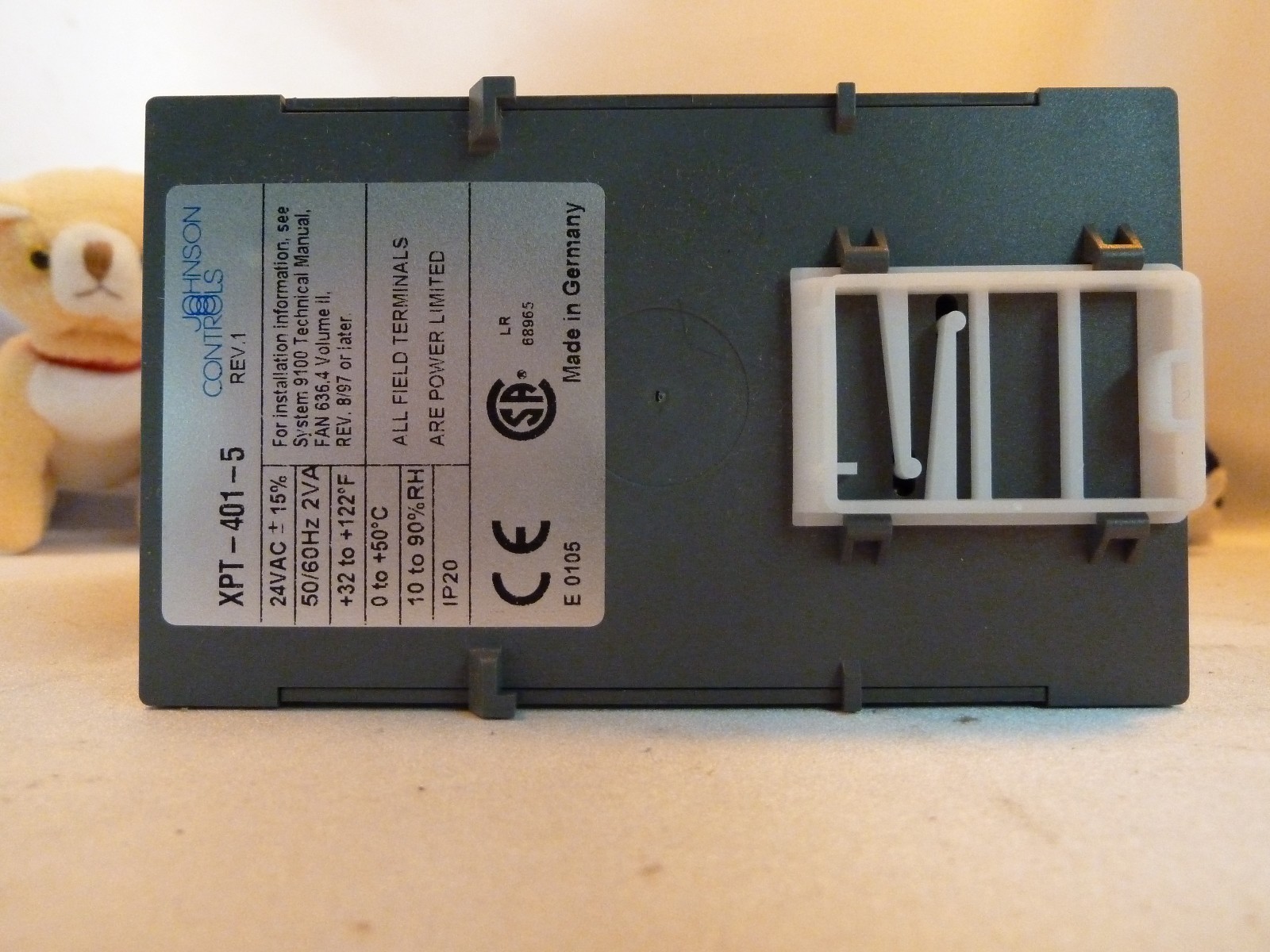 Lot of 3 Johnson Controls XPT-401-5 binary expansion module [grey shelf]