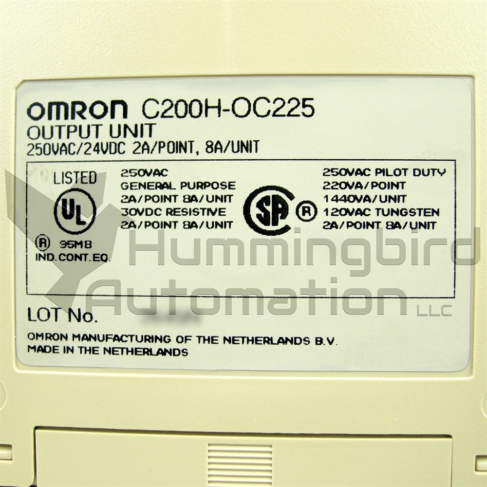 OMRON C200H-OC225 16-Channel Relay Output Module PLC *US SELLER* C200H SYSMAC