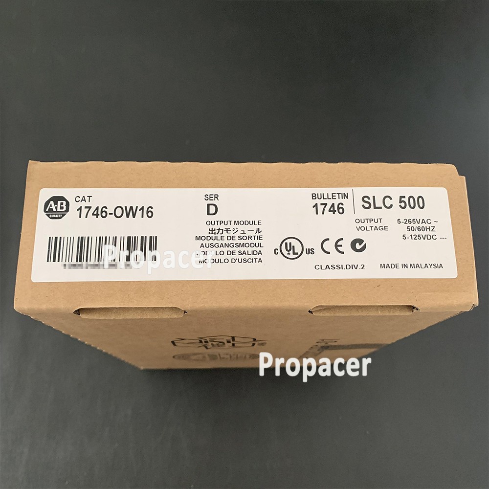 Allen-Bradley 1746-OW16 SLC500 Ser D Output Module 1746OW16 NEW Factory Sealed