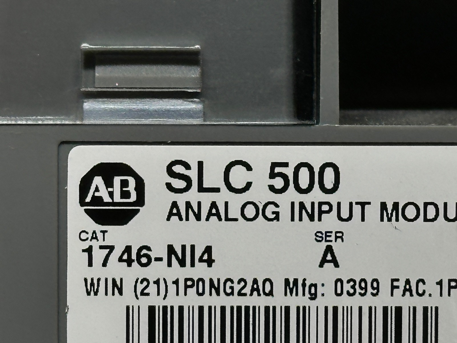 Allen Bradley 1746-NI4 1746-N14 Ser A SLC 500 Input Module Analog Late Model PLC