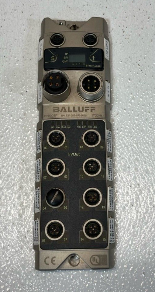 BALLUFF BNI004F EIP-302-105-Z015 1722HU Ethernet/IP Module