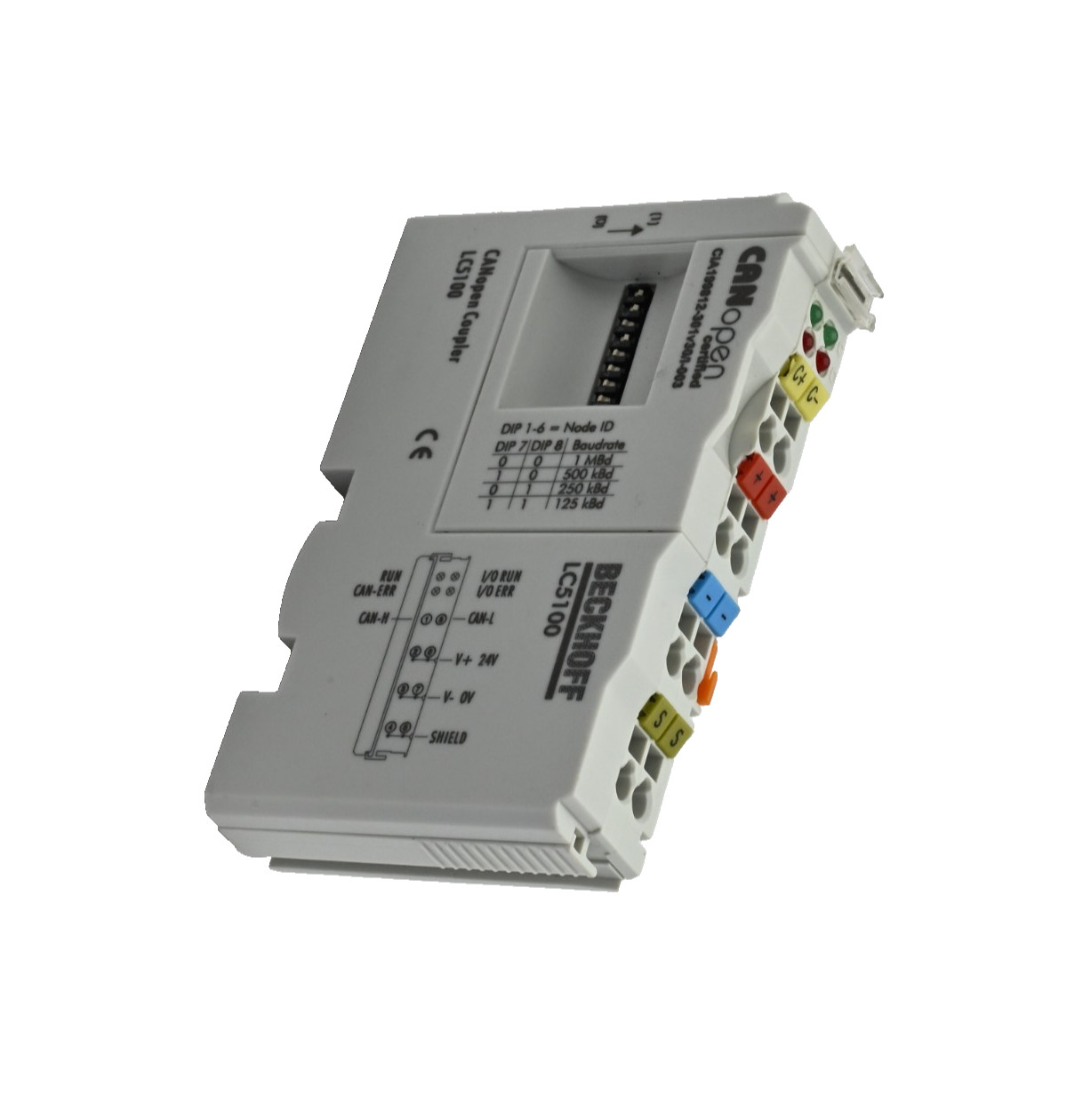 Beckhoff LC5100 CanBus Coupler 10 A, 24 VDC