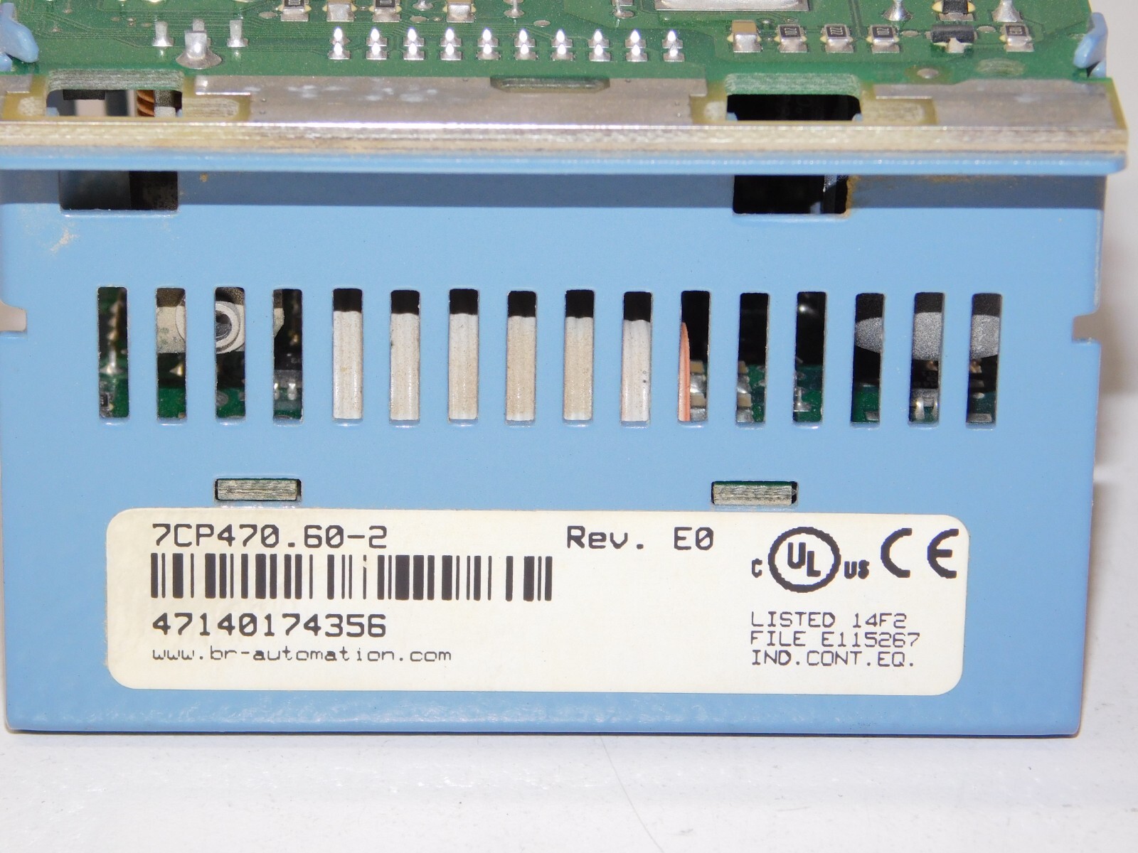 B&R Automation CP470 7CP470.60-2 Rev. E0 CPU Interface PLC Module 24 VDC Unit