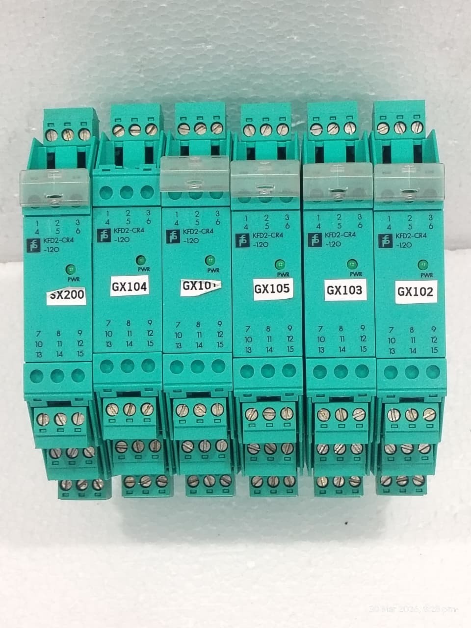 (Sell Lot OF 6 PCS) PEPPERL+FUCHS KFD2-CR4-1.20 Signal isolation network module