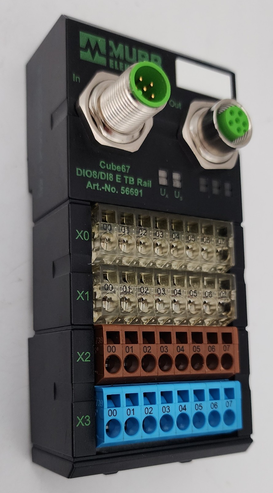 MURR 56691 TERMINAL MODULE CUBE 67 IP67 8 DIGITAL INPUTS *NDA AVAILABLE*