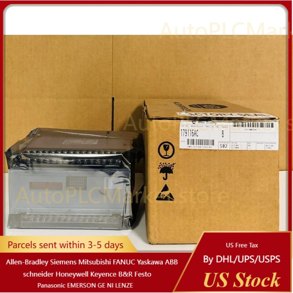 AB 1791-16AC Block I/O Module 16 Inputs/16 Outputs 120VAC 179116AC US Free Tax