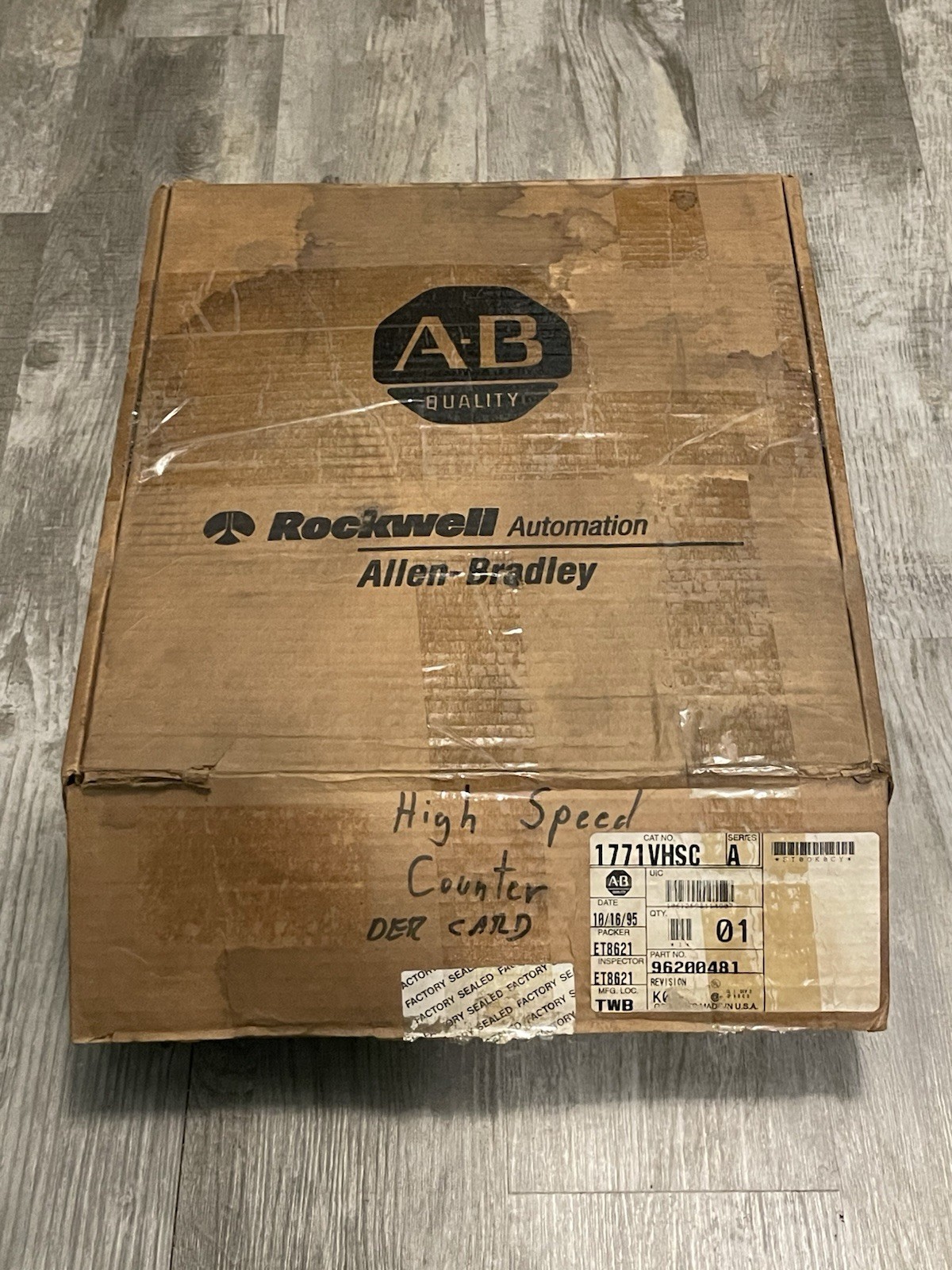 GENUINE Open Allen Bradley 1771-VHSC /A PLC-5 Very High Speed Counter Module