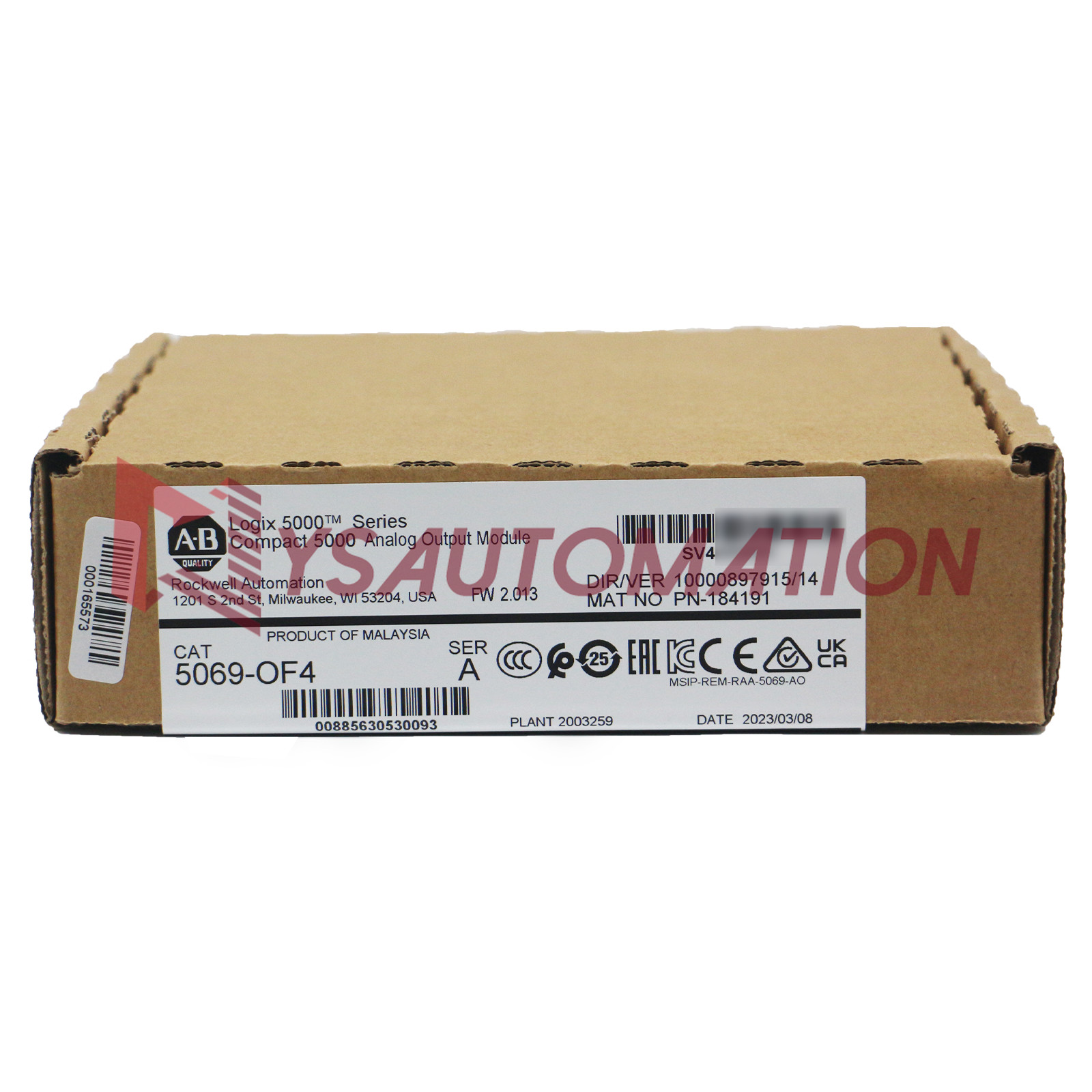 Factory Sealed Allen Bradley 5069-OF4 Compact 5000 Analog Output Module