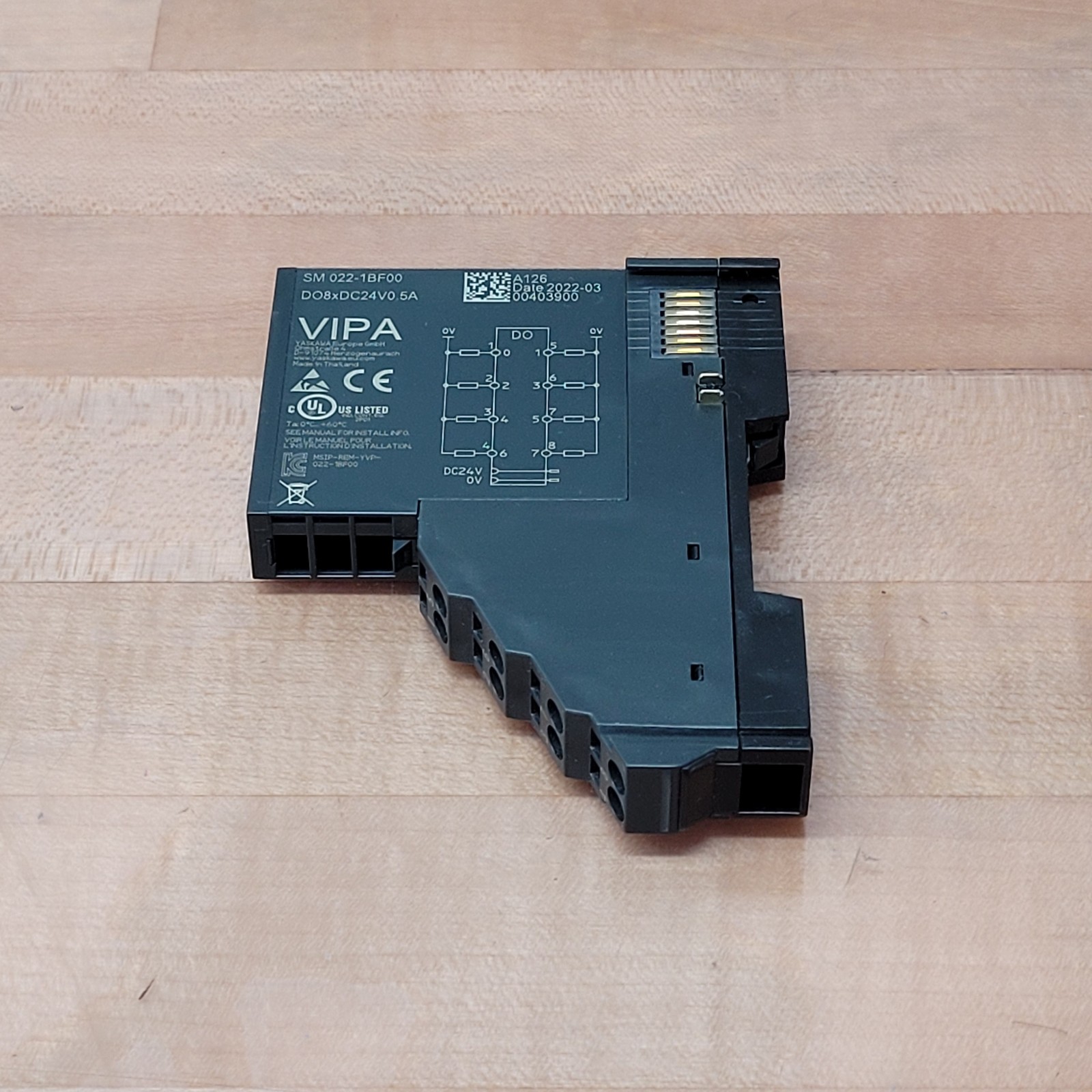 VIPA 022-1BF00 Digital Output Module, 24VDC, 0.5 Amp, 8 Digital Outputs – USED