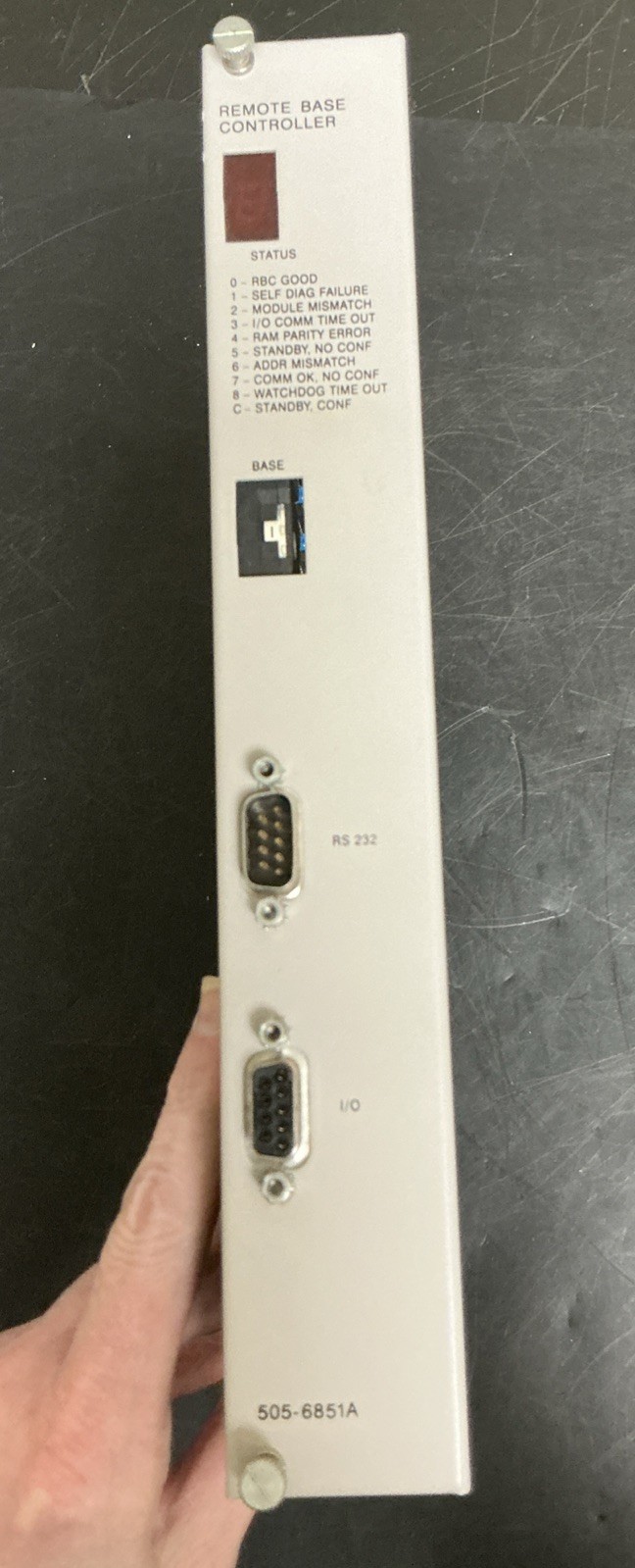 Control Technology Remote Base Controller 505-6851A