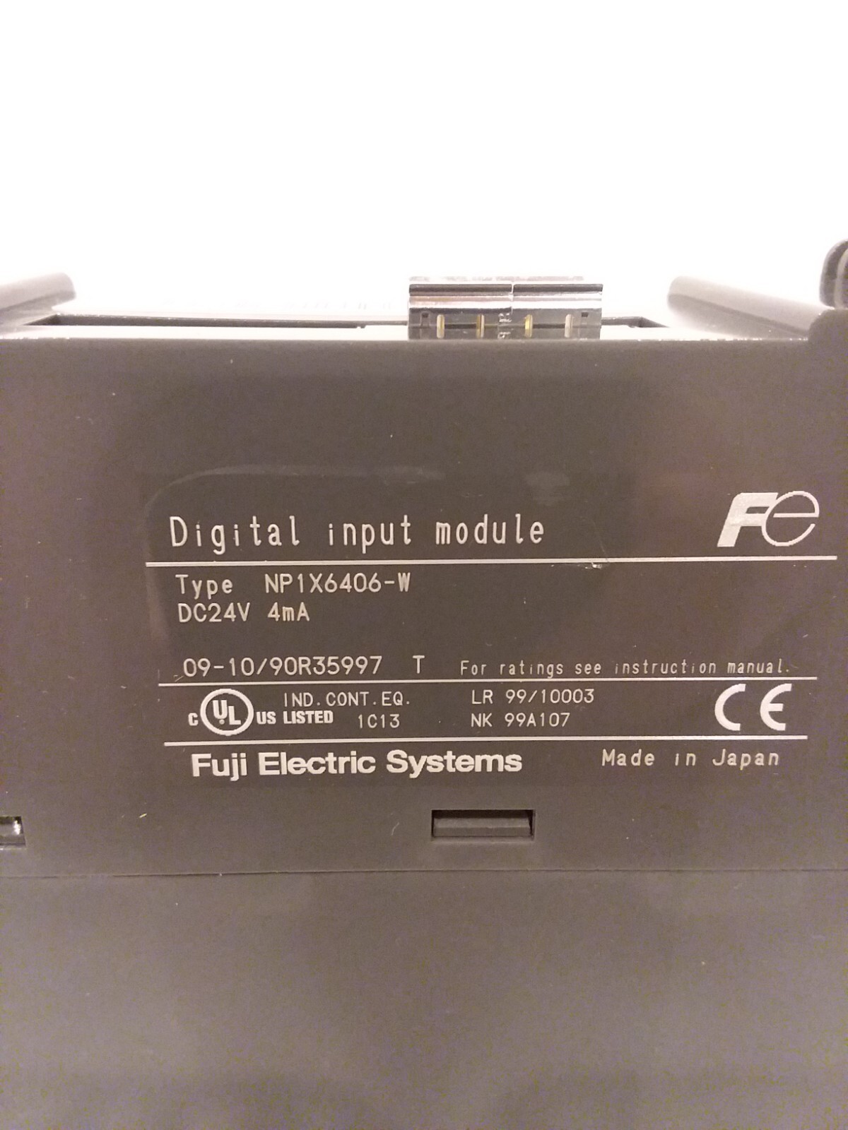 Fuji Electric Digital Input Module NP1X6406-W 24VDC 4mA, FREE SHIPPING