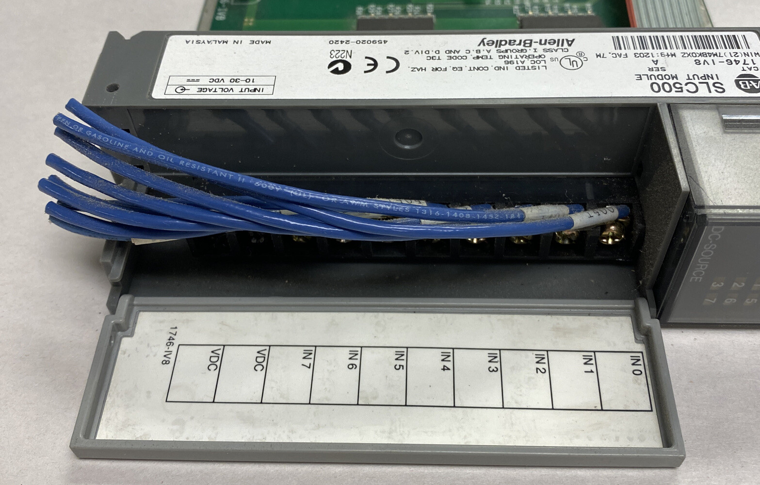 Allen-Bradley,1746-IV8,SER 8 SLC500 Input Module