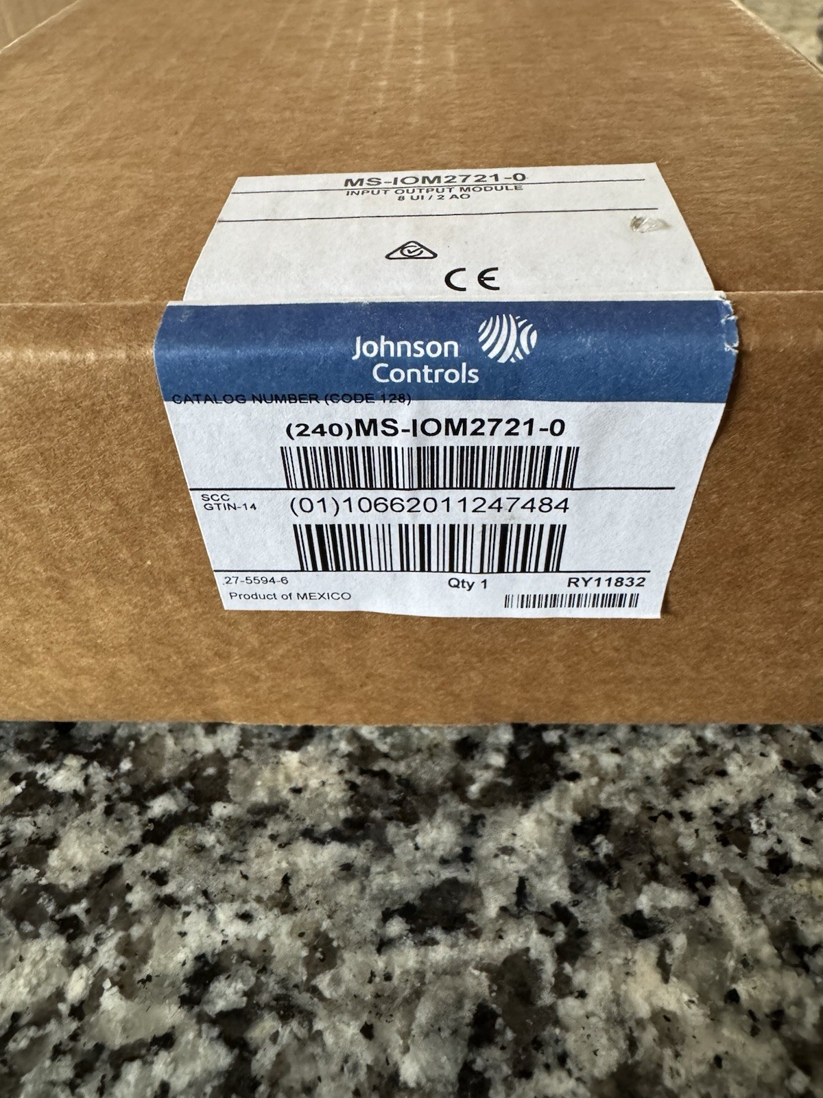 Johnson Controls MS-IOM2721-0 Input/Output Module 8 UI / 2 AO