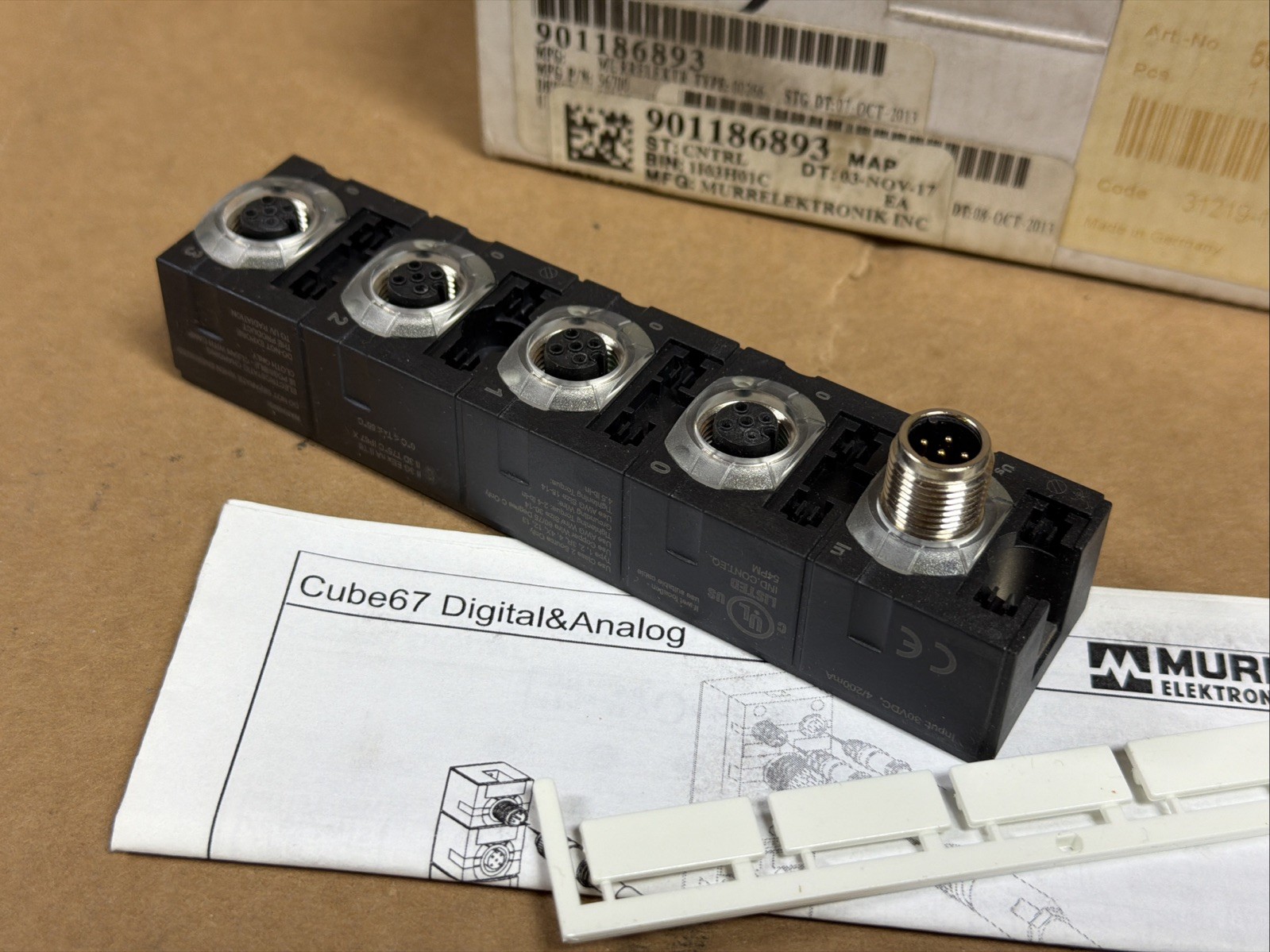 MURR ELEKTRONIK 56700 CUBE67 AI4 C 4xM12 (U) I/O Module FAST SAME DAY SHIPPING