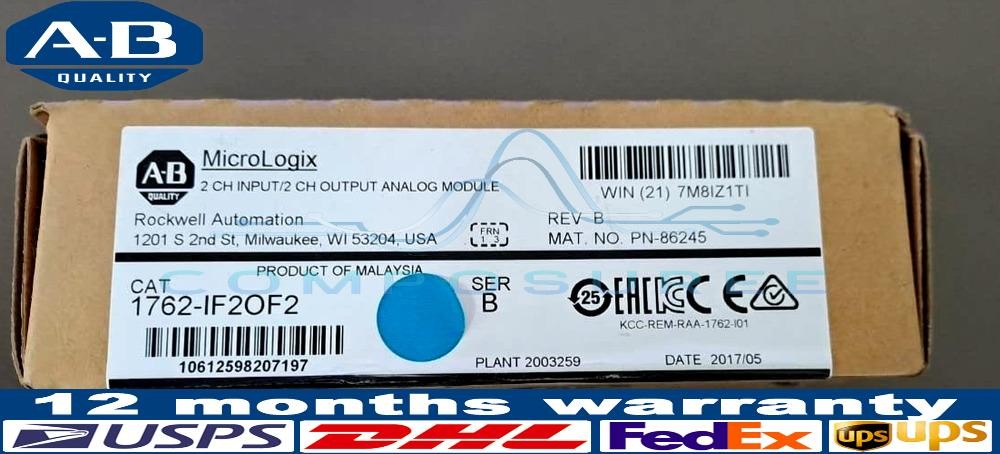 ALLEN BRADLEY 1762-IF20F2 INPUT AND OUTPUT ANALOG MODULE
