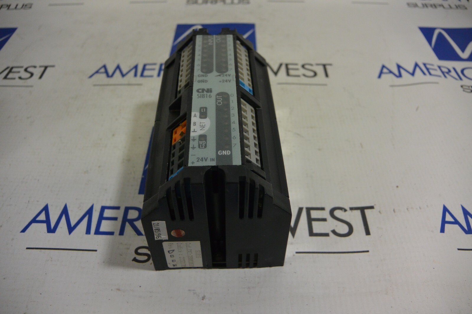 CNI SI816 PLC Module Input Output CNI 38002060 rev D USED