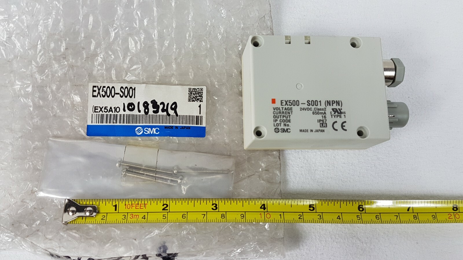 SMC EX500-S001 Plug Lead Manifold 24VDC 650mA IP67 – EX5A10 – Unused
