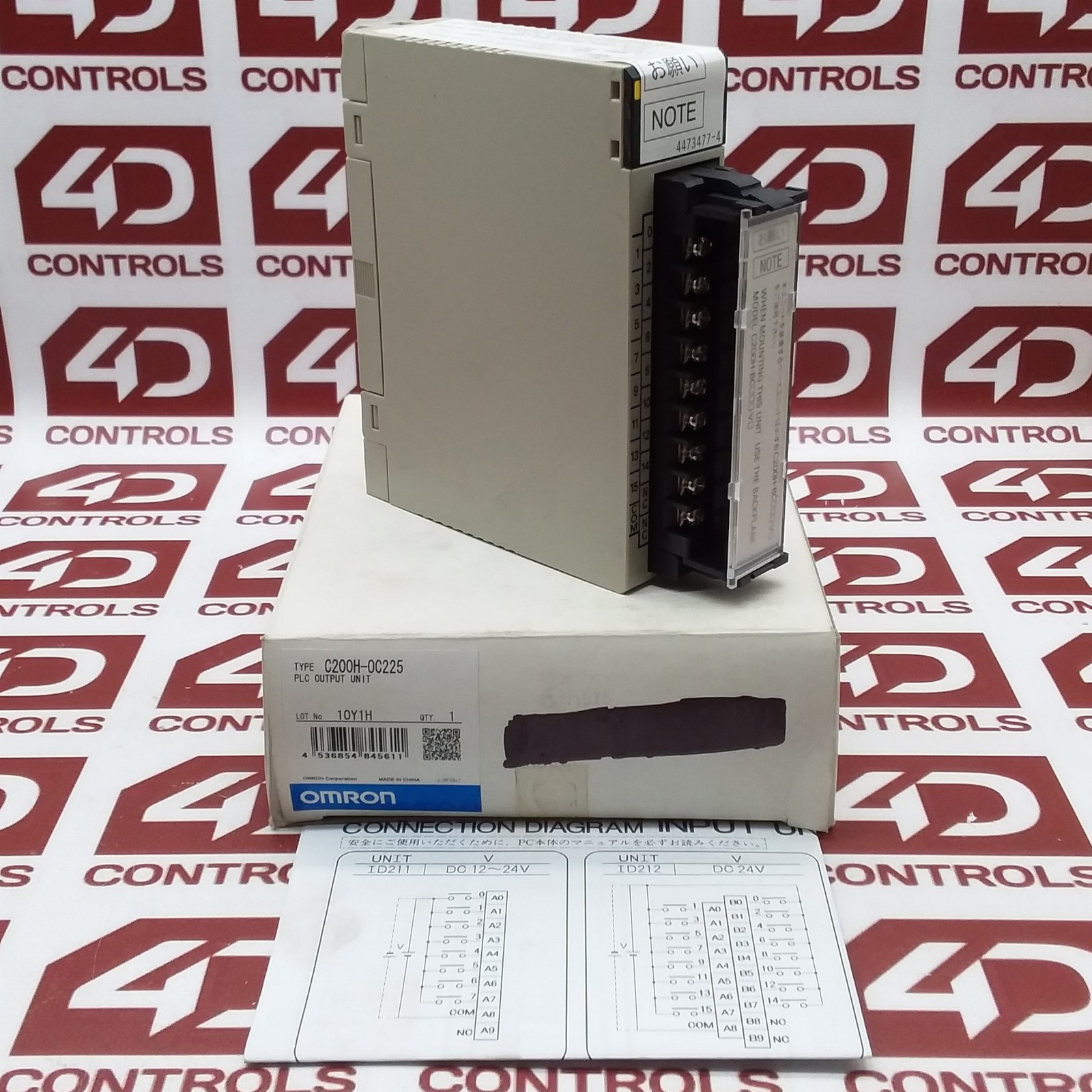 C200H-0C225 | Omron | Sysmac C200H, Relay Output Module, 16 Point, 2/8A, Opened