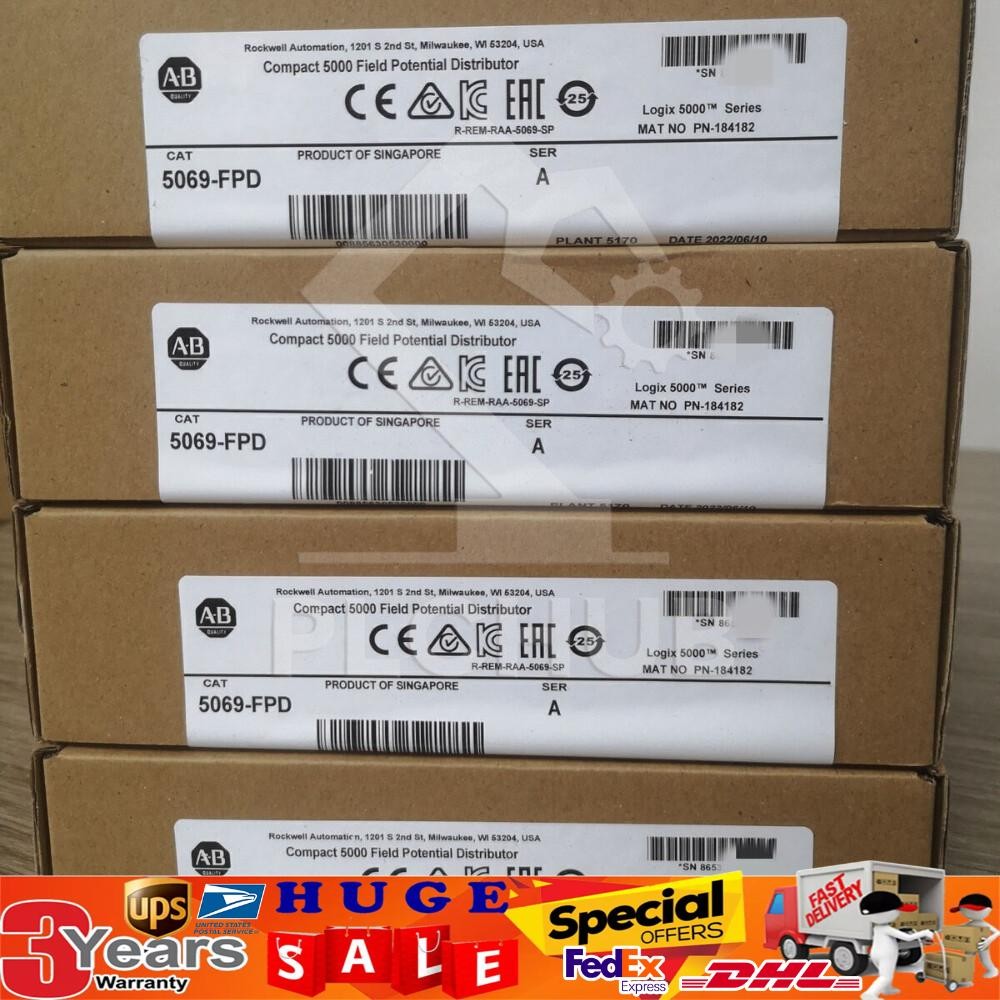 New in Box Factory Sealed AB 5069-FPD Potential Distributor US Free Tax