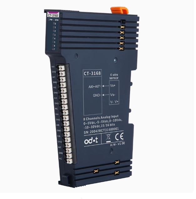 1pcs New ODOT Distribute Remote IO Module CT-3168 8-Channel Analog Module Input