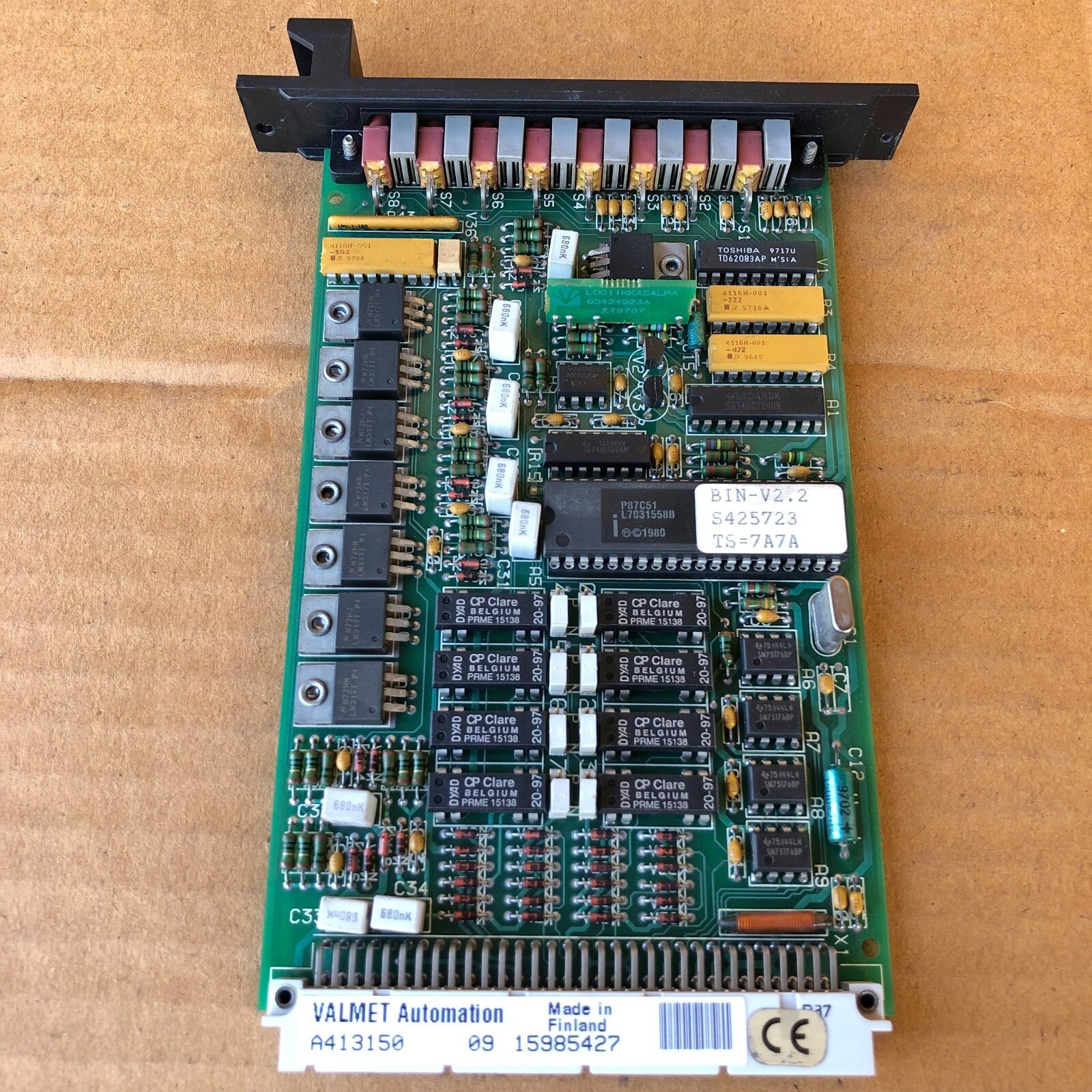 VALMET BOU8 BINARY OUTPUT MODULE A413150