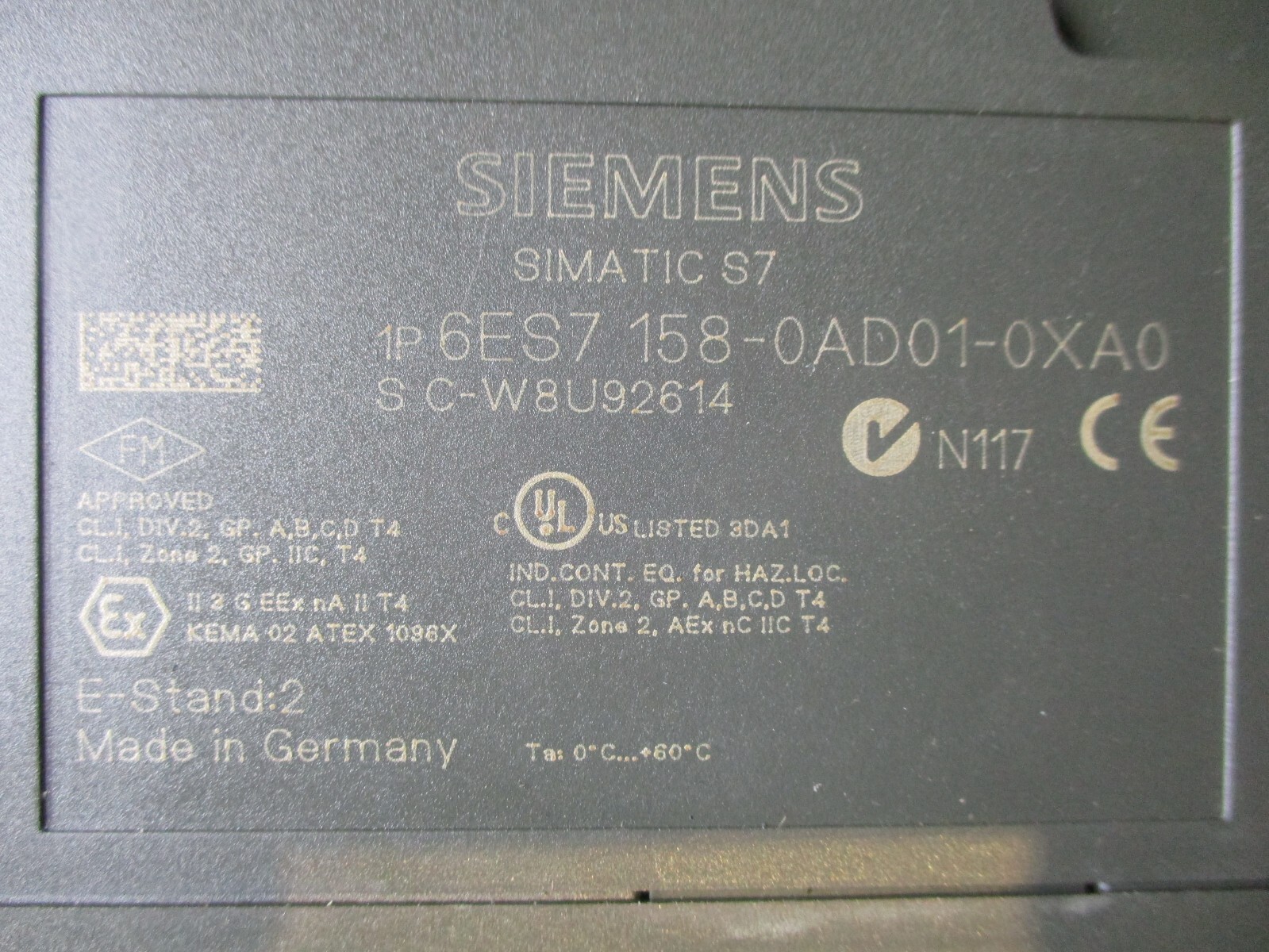 Siemens 6ES7 158-0AD01-0XA0 SIMATIC S7 DP/DP Coupler S7 PLC Module *Tested*