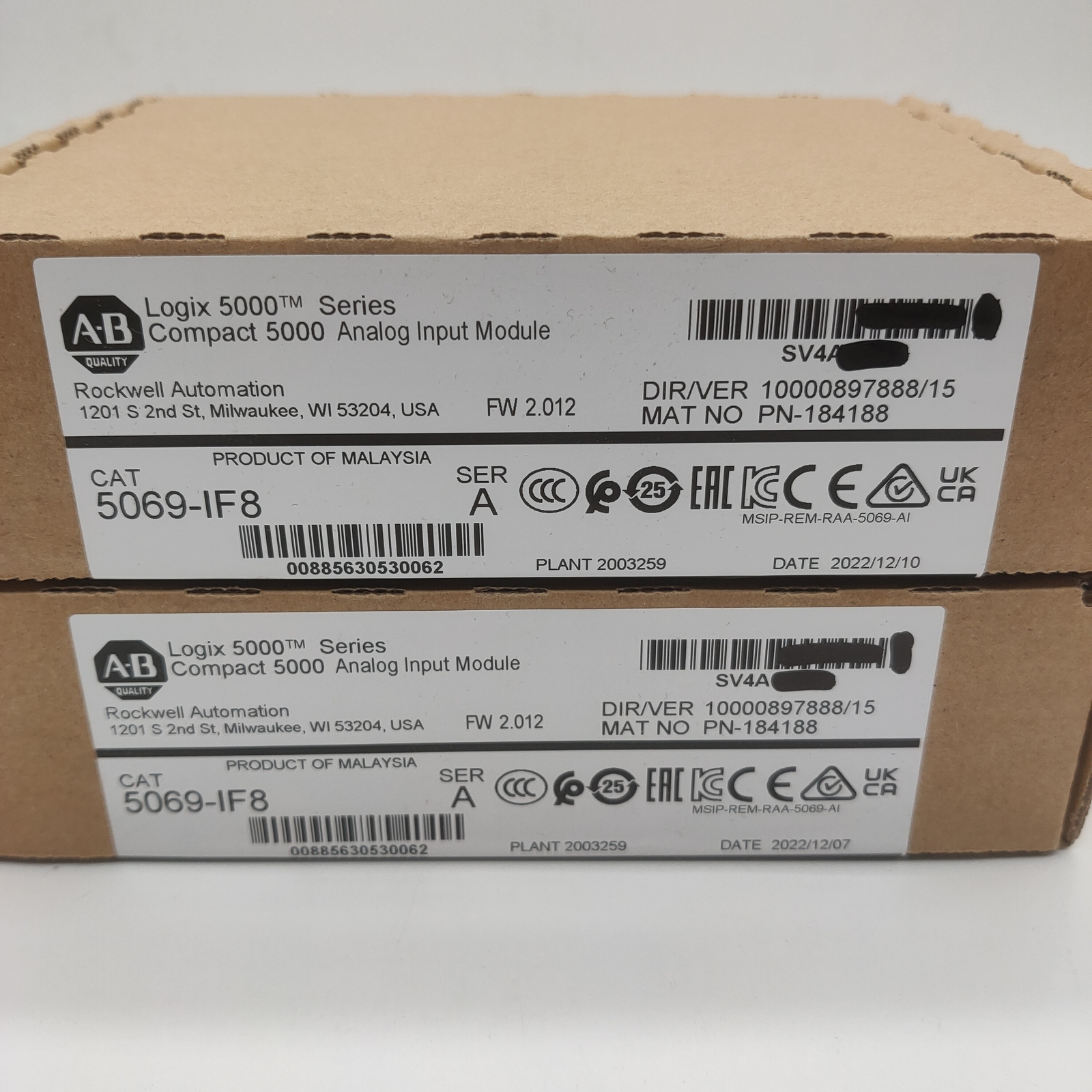 New Sealed AB 5069-IF8 Compact 5000 Analog Input Module 5069IF8