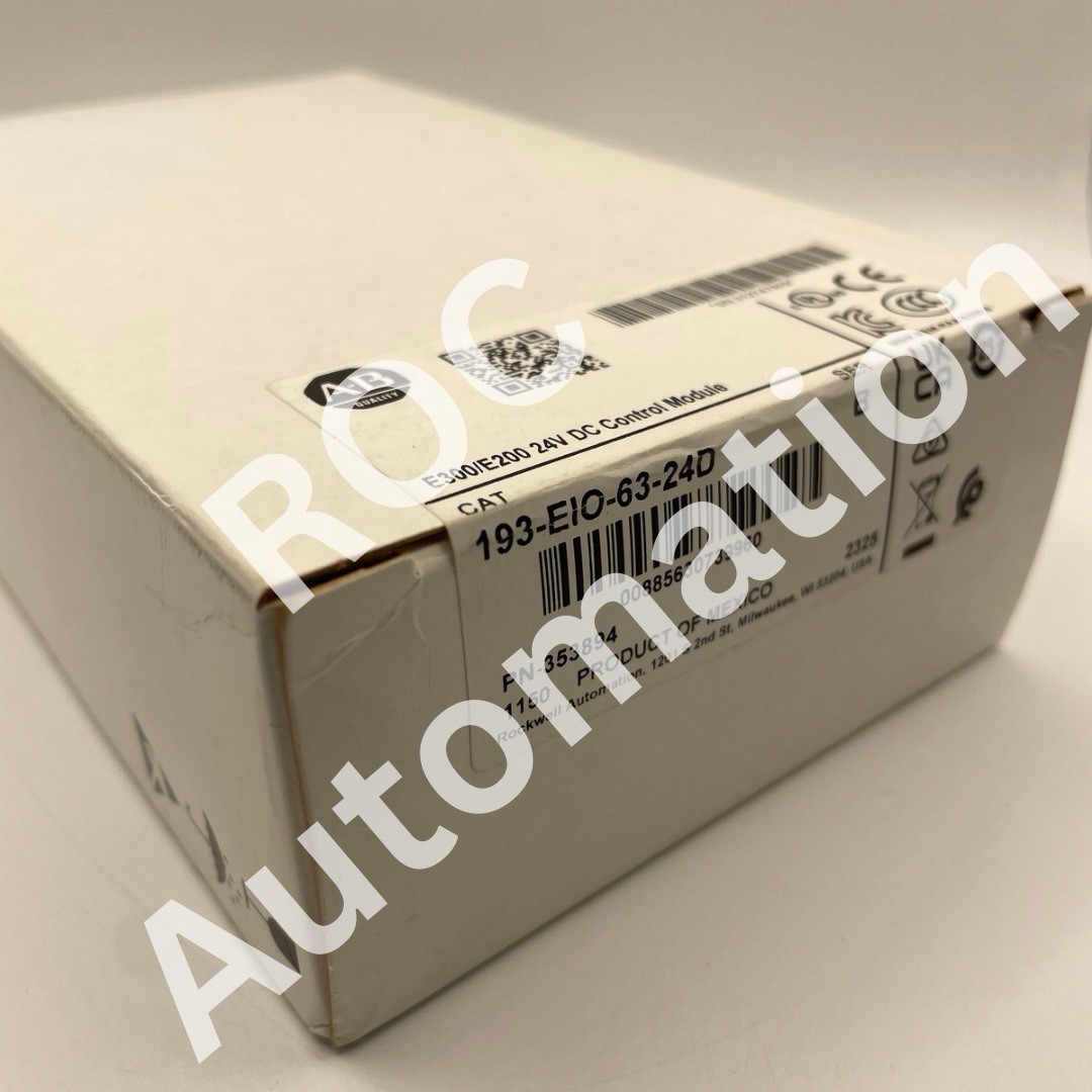 New Sealed Allen Bradley 193-EIO-63-24D /B E300 6-In/3-Out Control Module